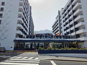 Hotel building near the coast
