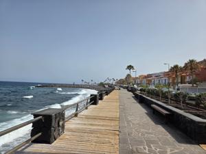 Boardwalk facing the sea in Caletillas