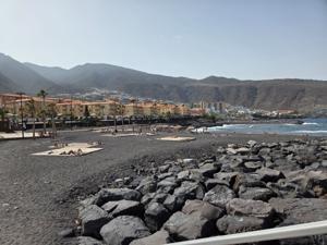 View of Playa de Punta Larga with calm waves