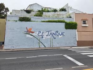 Welcome mosaic mural in El Tanque Tenerife