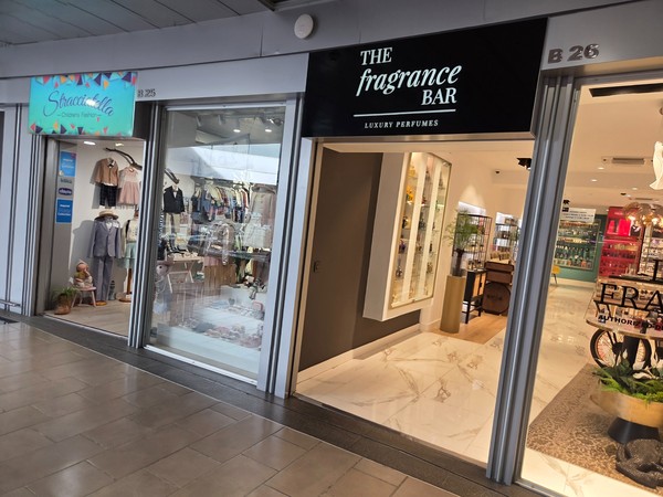 The Fragrance Bar boutique presenting a wide range of luxury perfumes.