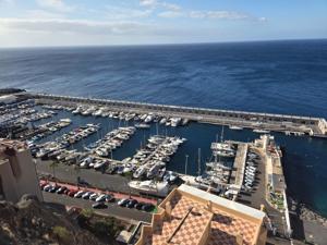 Radazul port aerial from hillside