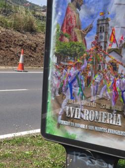Poster for the 2024 Romería de Tegueste on April 27