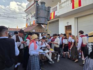 Canarian traditions in Romería de Tejina