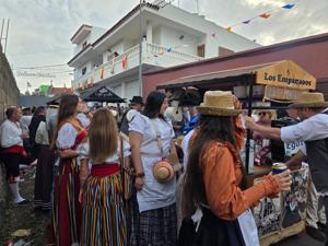 Food stall Los Empanaos at Tejina romería
