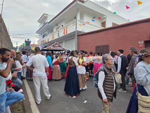 Traditional group Los Milaneros at Tejina romería