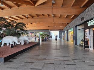 Elephant sculptures near the entrance