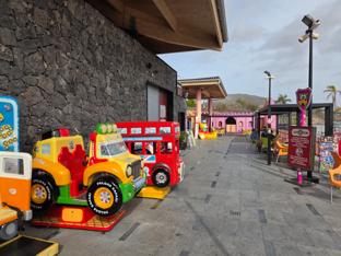 Play zone for children with soft play structures
