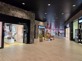 Seating area for relaxing shoppers