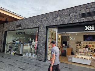 Shopfronts with international brands